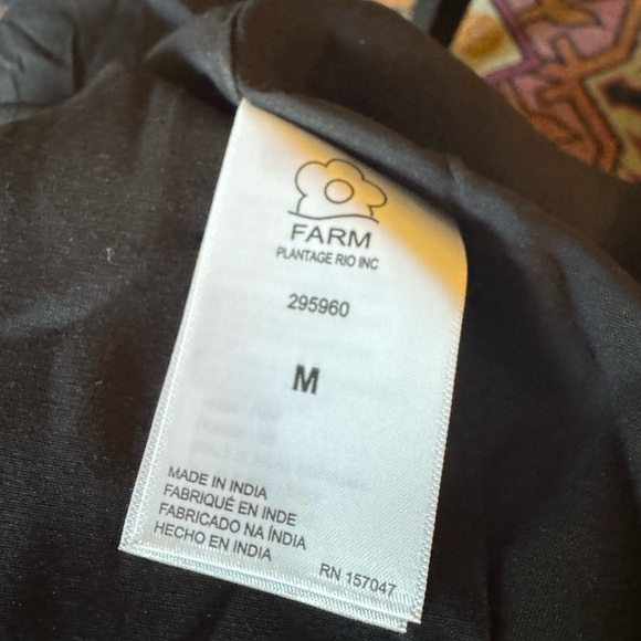 FARM RIO NIGHT JUNGLE TIERED MAXI SKIRT SZ MED WORN ONCE MINT COND ORIG $245 - Picture 4 of 9